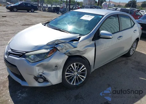 2015 Toyota Corolla Le Plus из США, поврежденный, VIN 5YFBURHE9FP344457